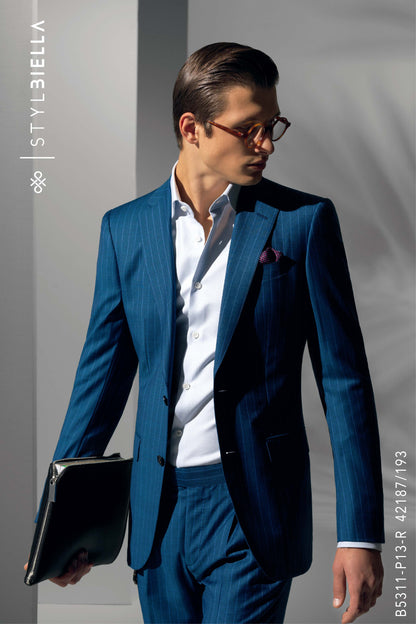 *STYLBIELLA* Luxury Blue Custom Suit