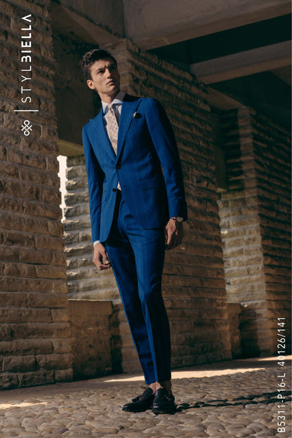 *STYLBIELLA* Luxury Navy Blue Custom Suit