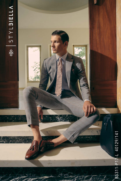 *STYLBIELLA* Luxury Grey Custom Suit