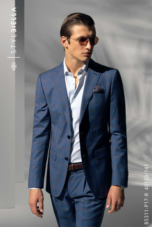 *STYLBIELLA* Luxury Dark Blue Custom Suit