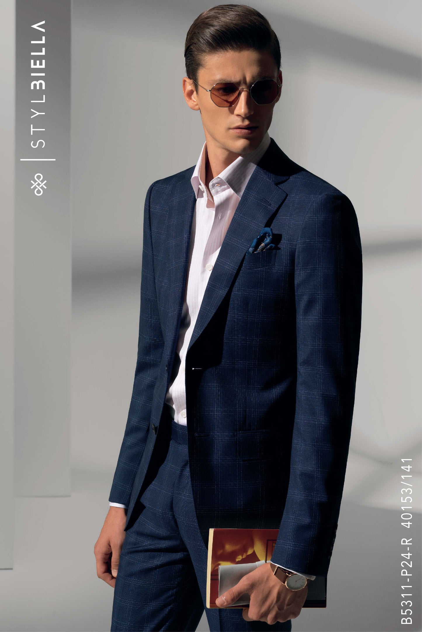 *STYLBIELLA* Luxury Dark Blue Custom Suit