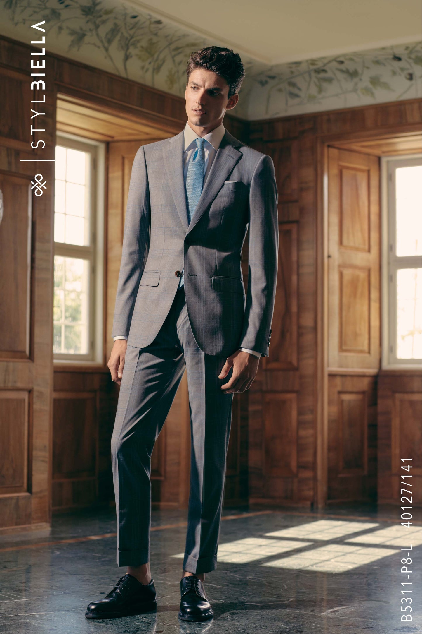 *STYLBIELLA* Luxury Grey Custom Suit