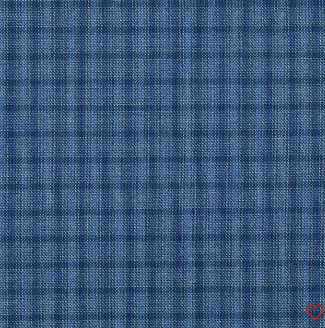 *STYLBIELLA* Luxury Custom Blue Glen Plaid Blazer