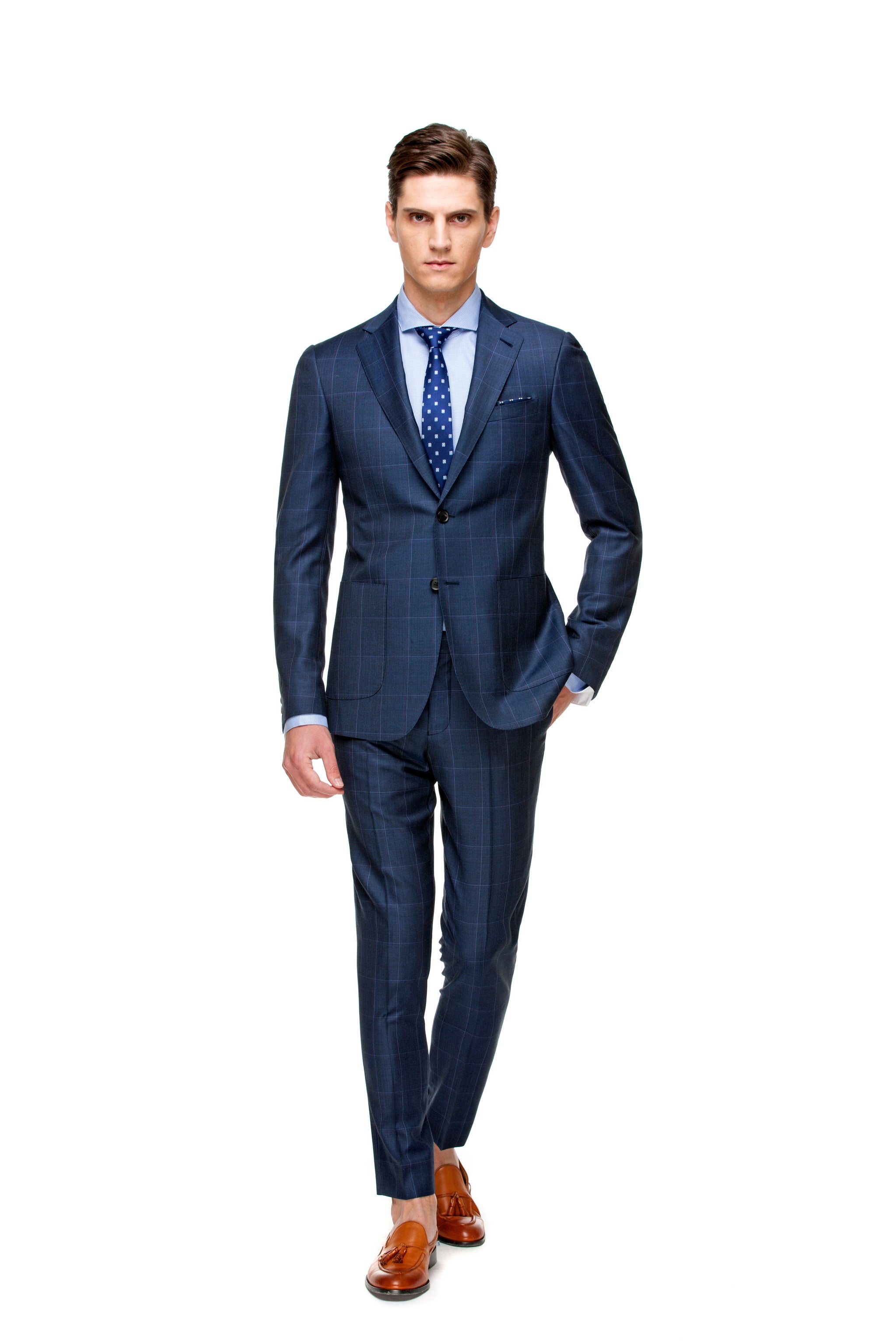 Custom Blue Signature Suit – Ottotos